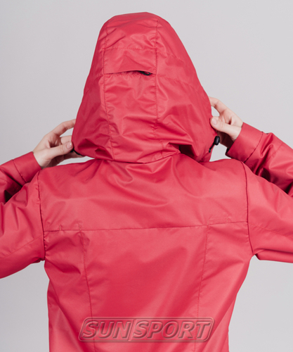 Куртка Ветрозащитная NordSki W Storm женская красный (фото, вид 2)