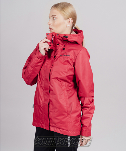Куртка Ветрозащитная NordSki W Storm женская красный (фото, вид 3)