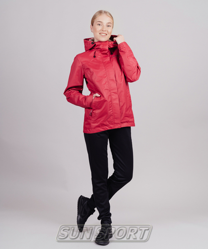 Куртка Ветрозащитная NordSki W Storm женская красный (фото, вид 9)