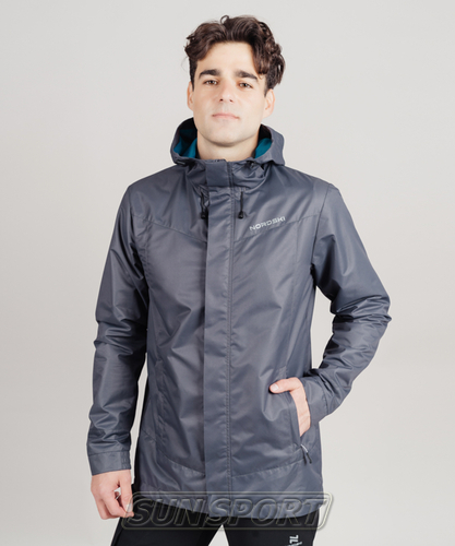 Куртка Ветрозащитная NordSki M Storm мужская серый (фото, вид 1)