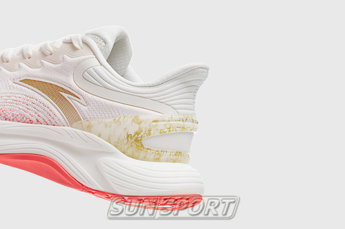 Кроссовки беговые Anta W A-Tron 3.0 Lite бел/оранжевый (вид 7) Кроссовки беговые Anta W A-Tron 3.0 Lite бел/оранжевый (фото, вид 7)