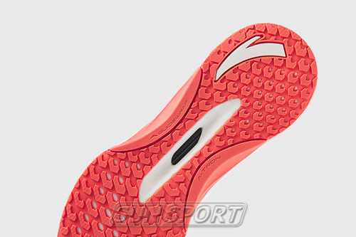 Кроссовки беговые Anta W A-Tron 3.0 Lite бел/оранжевый (вид 9) Кроссовки беговые Anta W A-Tron 3.0 Lite бел/оранжевый (фото, вид 9)