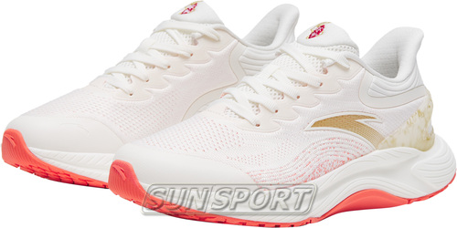 Кроссовки беговые Anta W A-Tron 3.0 Lite бел/оранжевый (вид 14) Кроссовки беговые Anta W A-Tron 3.0 Lite бел/оранжевый (фото, вид 14)