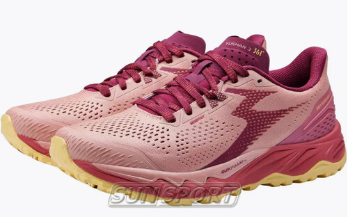Кроссовки трейловые 361 W Yushan 3 персиковый (вид 5) Кроссовки трейловые 361 W Yushan 3 персиковый (фото, вид 5)