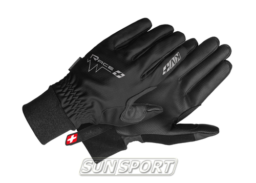 Перчатки KV+ Race черный 23/24 (вид 1) Перчатки KV+ Race черный 23/24 (фото, вид 1)