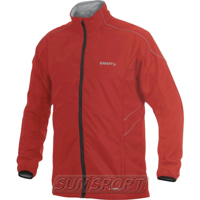 Костюм ветрозащитный Craft M Active Run Wind мужской черн/красный (вид 1) Костюм ветрозащитный Craft M Active Run Wind мужской черн/красный (фото, вид 1)