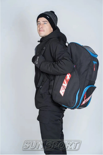 Рюкзак KV+ 45л черн/синий (вид 2) Рюкзак KV+ 45л черн/синий (фото, вид 2)