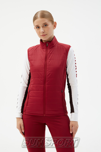 Жилет лыжный Bivium W Комфорт 2.0 бордовый (вид 2) Жилет лыжный Bivium W Комфорт 2.0 бордовый (фото, вид 2)