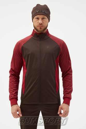 Разминочная куртка Bivium M Баланс 2.0 бордо/коричневый (вид 2) Разминочная куртка Bivium M Баланс 2.0 бордо/коричневый (фото, вид 2)