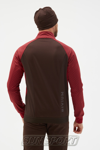 Разминочная куртка Bivium M Баланс 2.0 бордо/коричневый (вид 4) Разминочная куртка Bivium M Баланс 2.0 бордо/коричневый (фото, вид 4)