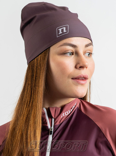 Шапка Noname Prime коричневый (вид 1) Шапка Noname Prime коричневый (фото, вид 1)