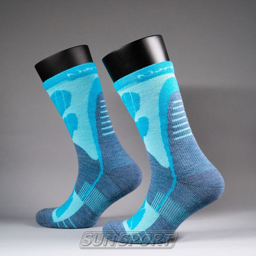 Носки термо NordSki Wool голубой (вид 2) Носки термо NordSki Wool голубой (фото, вид 2)