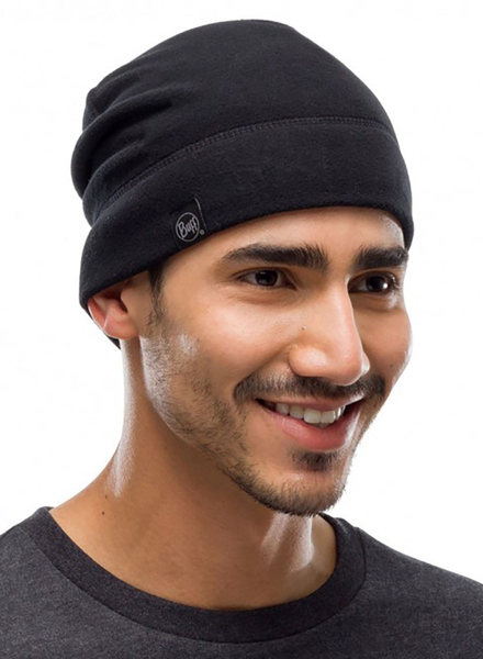  Buff Polar Hat Solid Black (,  1)