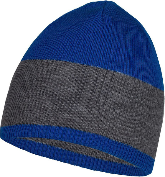  Buff Crossknit Hat Solid Azure Blue (,  3)