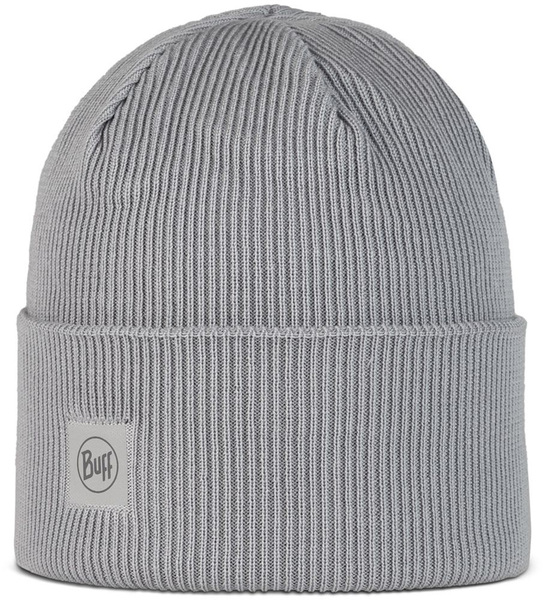 Buff Crossknit Hat Solid Light Grey (,  1)