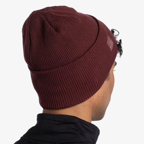  Buff Crossknit Hat Solid Mahogany (,  7)