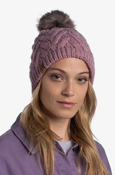  Buff Knitted&Fleece Hat Caryn Rose (,  1)