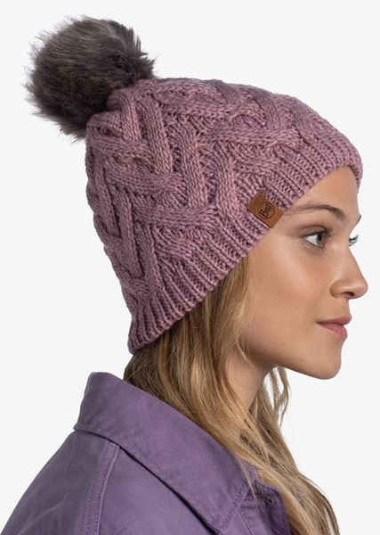  Buff Knitted&Fleece Hat Caryn Rose (,  2)