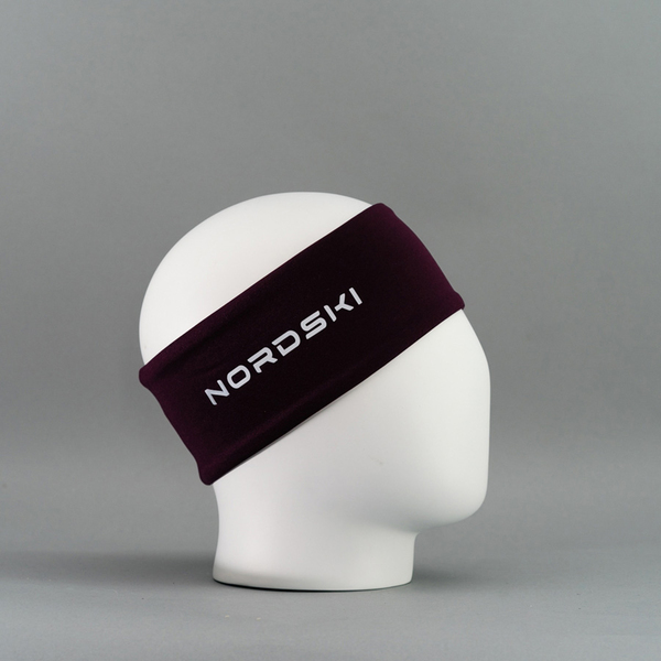 Повязка NordSki Warm пурпурный (вид 2) Повязка NordSki Warm пурпурный (фото, вид 2)