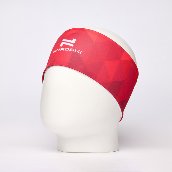 Повязка NordSki Race красный (вид 1) Повязка NordSki Race красный (фото, вид 1)