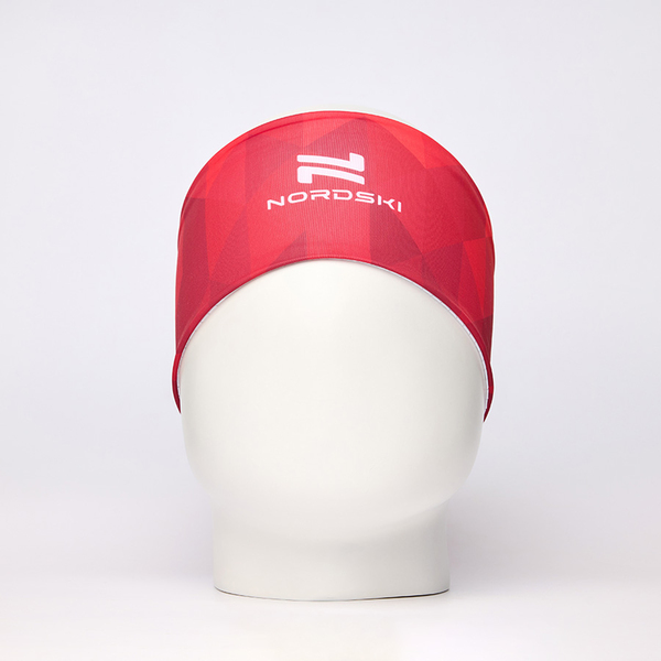 Повязка NordSki Race красный (вид 2) Повязка NordSki Race красный (фото, вид 2)