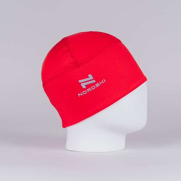Шапка NordSki Warm красный (вид 2) Шапка NordSki Warm красный (фото, вид 2)