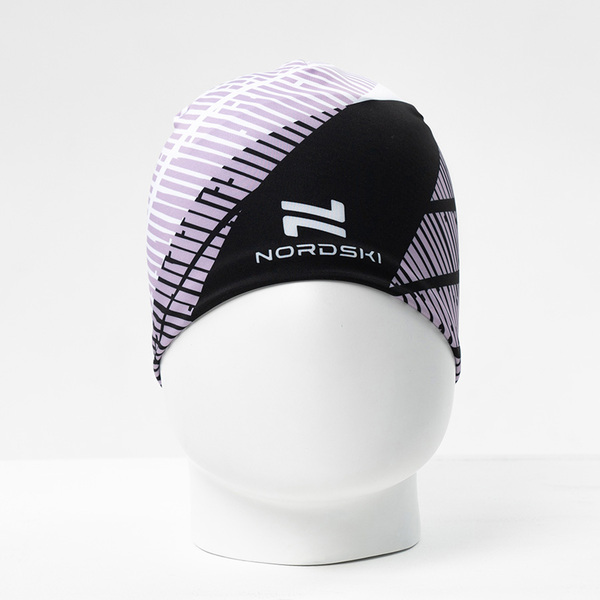 Шапка NordSki Heat черн/лаванда (вид 1) Шапка NordSki Heat черн/лаванда (фото, вид 1)