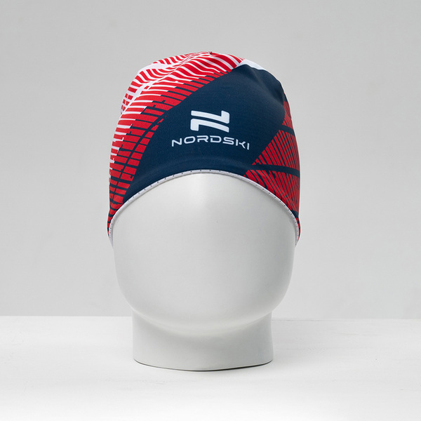 Шапка NordSki Heat син/красный (вид 1) Шапка NordSki Heat син/красный (фото, вид 1)