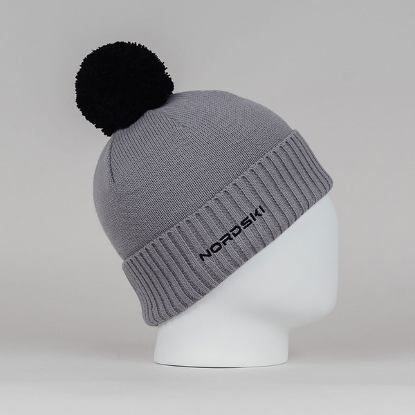 Шапка NordSki Street серый (вид 2) Шапка NordSki Street серый (фото, вид 2)