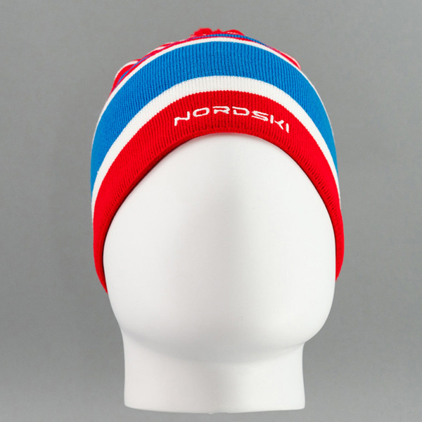 Шапка NordSki Bright Rus красный (вид 1) Шапка NordSki Bright Rus красный (фото, вид 1)
