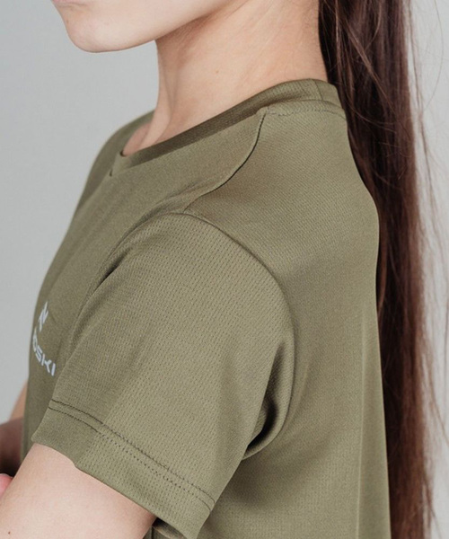 Футболка NordSki JR Run детская Olive (вид 3) Футболка NordSki JR Run детская Olive (фото, вид 3)