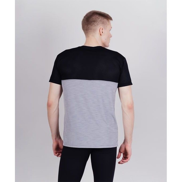 Футболка NordSki M Pro Energy мужская Grey/Black (вид 1) Футболка NordSki M Pro Energy мужская Grey/Black (фото, вид 1)