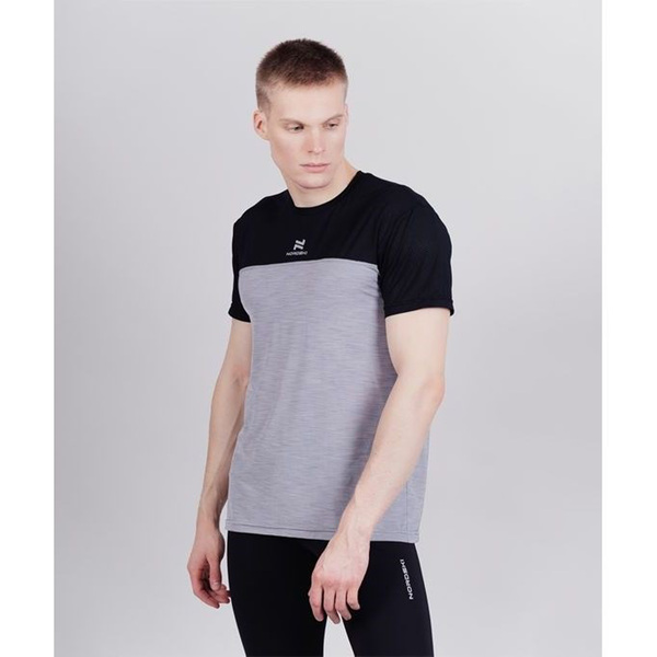 Футболка NordSki M Pro Energy мужская Grey/Black (вид 2) Футболка NordSki M Pro Energy мужская Grey/Black (фото, вид 2)