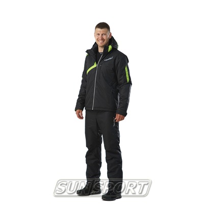 Утепленный костюм NordSki M Premium мужской черн/зеленый (вид 3) Утепленный костюм NordSki M Premium мужской черн/зеленый (фото, вид 3)