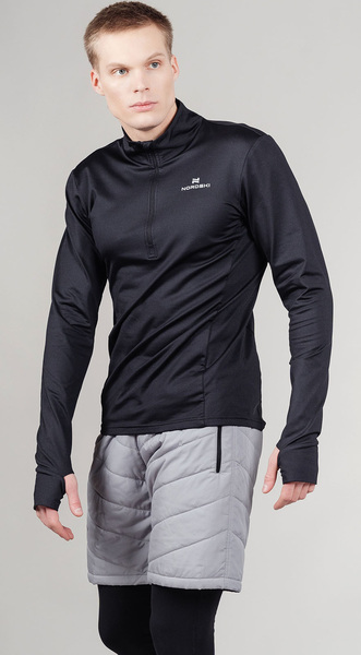 Лонгслив NordSki M Warm мужской Black (вид 7) Лонгслив NordSki M Warm мужской Black (фото, вид 7)