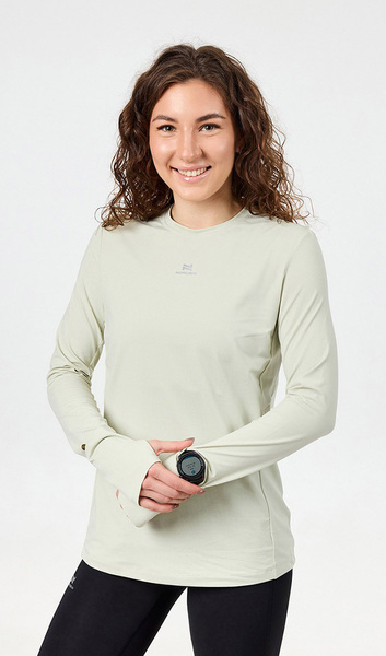Лонгслив NordSki W RunTech женский Smoky Green (вид 1) Лонгслив NordSki W RunTech женский Smoky Green (фото, вид 1)