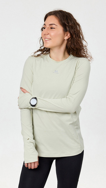 Лонгслив NordSki W RunTech женский Smoky Green (вид 3) Лонгслив NordSki W RunTech женский Smoky Green (фото, вид 3)