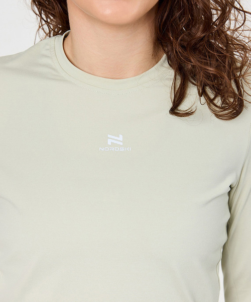 Лонгслив NordSki W RunTech женский Smoky Green (вид 4) Лонгслив NordSki W RunTech женский Smoky Green (фото, вид 4)