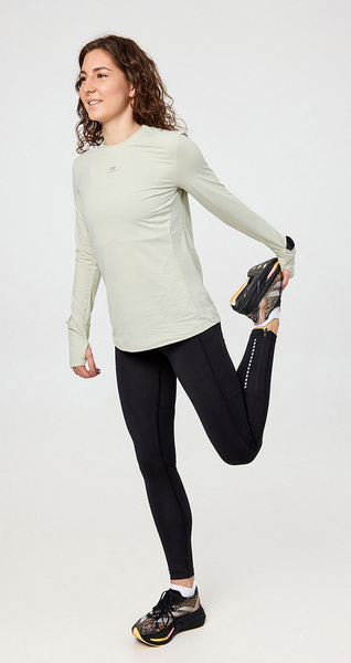 Лонгслив NordSki W RunTech женский Smoky Green (вид 9) Лонгслив NordSki W RunTech женский Smoky Green (фото, вид 9)