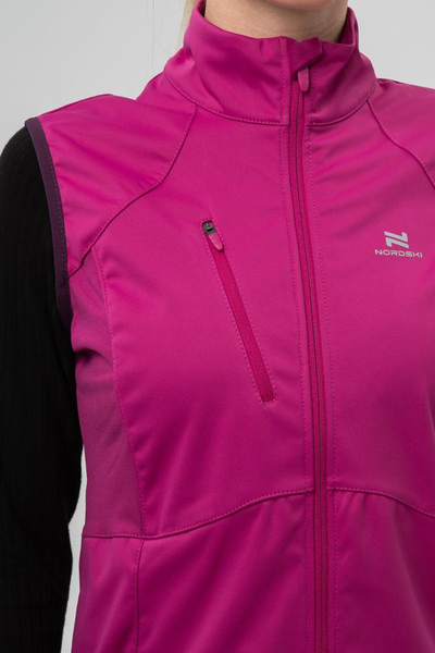 Жилет NordSki W Pro женский фуксия (вид 4) Жилет NordSki W Pro женский фуксия (фото, вид 4)