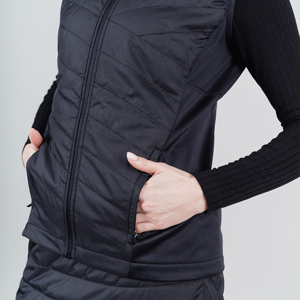 Жилет NordSki W Hybrid женский черный (вид 2) Жилет NordSki W Hybrid женский черный (фото, вид 2)