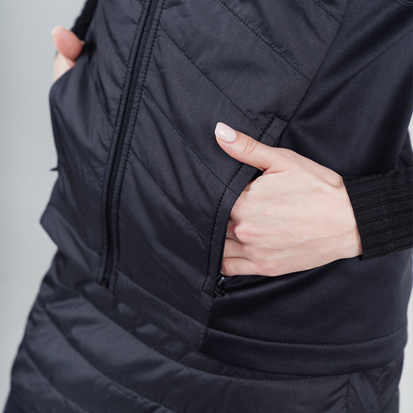 Жилет NordSki W Hybrid женский черный (вид 3) Жилет NordSki W Hybrid женский черный (фото, вид 3)