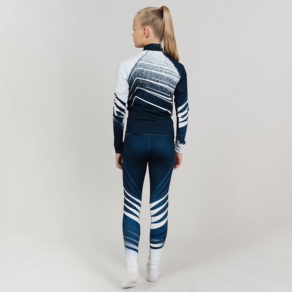 Комбинезон лыжный NordSki JR Pro детский син/жемчужный (вид 4) Комбинезон лыжный NordSki JR Pro детский син/жемчужный (фото, вид 4)