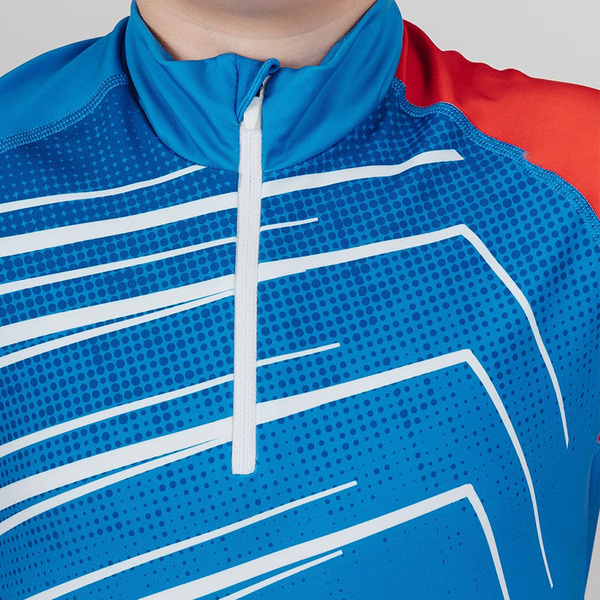 Комбинезон лыжный NordSki JR Pro Rus детский синий (вид 2) Комбинезон лыжный NordSki JR Pro Rus детский синий (фото, вид 2)