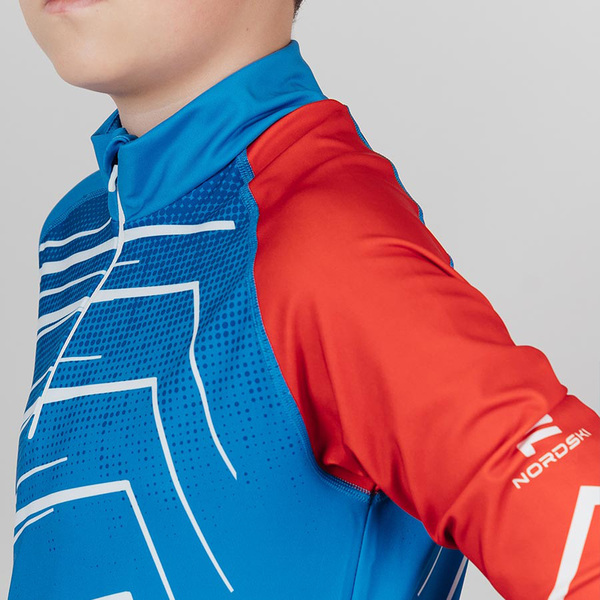 Комбинезон лыжный NordSki JR Pro Rus детский синий (вид 3) Комбинезон лыжный NordSki JR Pro Rus детский синий (фото, вид 3)