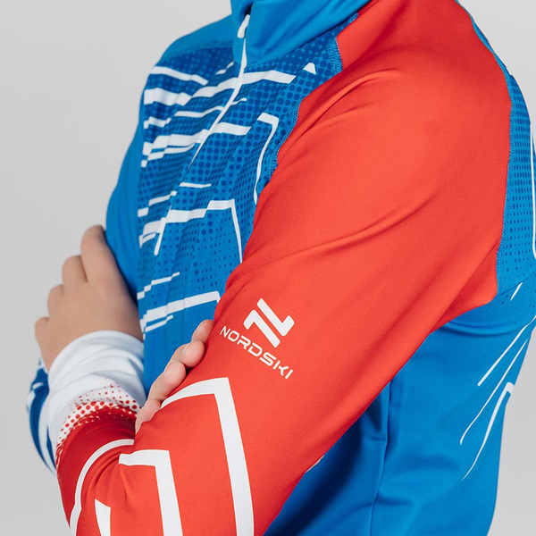 Комбинезон лыжный NordSki JR Pro Rus детский синий (вид 4) Комбинезон лыжный NordSki JR Pro Rus детский синий (фото, вид 4)