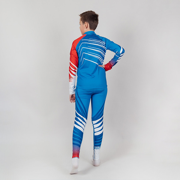 Комбинезон лыжный NordSki JR Pro Rus детский синий (вид 8) Комбинезон лыжный NordSki JR Pro Rus детский синий (фото, вид 8)