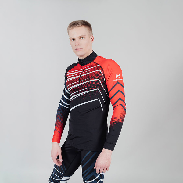 Комбинезон лыжный NordSki Pro черн/красный (вид 3) Комбинезон лыжный NordSki Pro черн/красный (фото, вид 3)