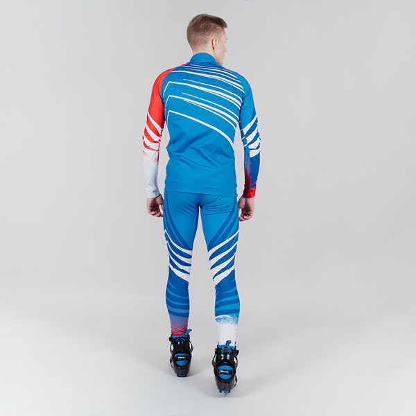 Комбинезон лыжный NordSki Pro Rus синий (вид 7) Комбинезон лыжный NordSki Pro Rus синий (фото, вид 7)