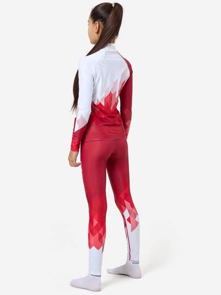 Комбинезон лыжный NordSki JR Race детский красн/белый (вид 1) Комбинезон лыжный NordSki JR Race детский красн/белый (фото, вид 1)